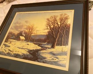 Signed and numbered by artist Larry Dyke