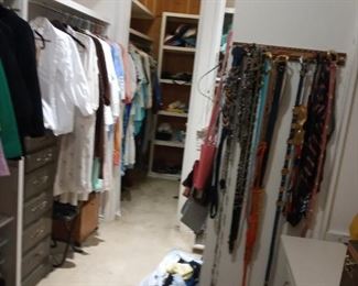 Tons of ladies apparel. On average, $5 per garment.