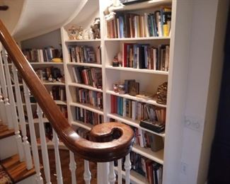 Tons of books. Hard backs $2. Large soft backs $1. Small soft backs .50