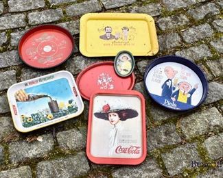 Coca-Cola and beer trays