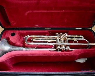 Besson model 800 silver trumpet. Circa 1996.