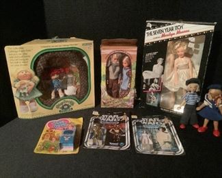 Cabbage Patch Marilyn Monroe and Star Wars Dolls