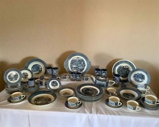 Currier and Ives Dishes