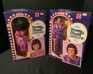 Donny and Marie Osmond Dolls