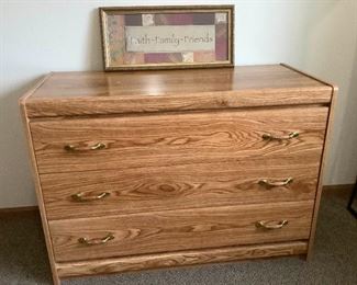 Dresser with Picture