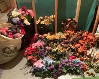 Large Assortment of Faux Floral