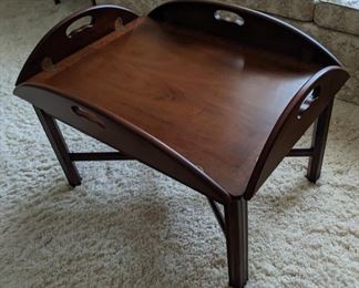 Columbia Furniture: Hinged Butler's Tray Table