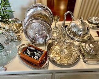 Sterling silver and silver-plate