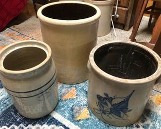 3 Large Vintage Crocs