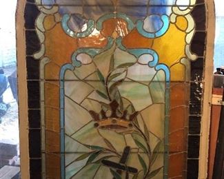 Vintage Arch Stained Glass