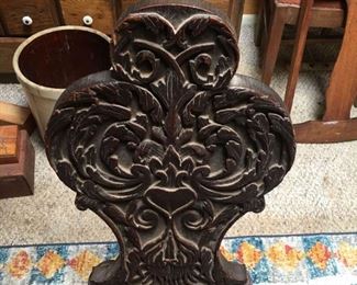 Petite Antique Heart Chair