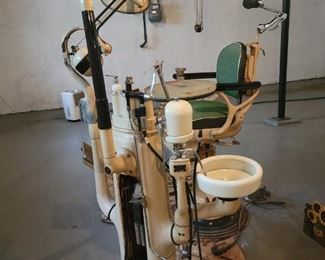 Vintage Dental Equipment with Spit Sink
