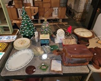 Clocks, Christmas Trees and Serving Platter