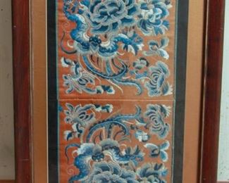 Antique BEAUTIFUL Embroidered Art 
