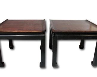 Rosewood end tables
