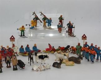 Vintage Christmas Figures 