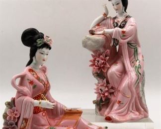 Porcelain Asian Figures 
