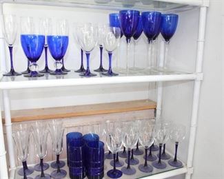 Cobalt Blue stemware & More