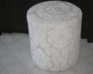 Fabric stool.