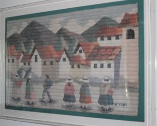 South American wool picture.