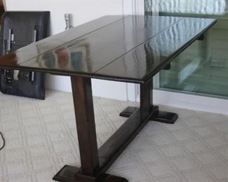 Parsons table with drop leaves.