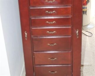Large jewelry chest.