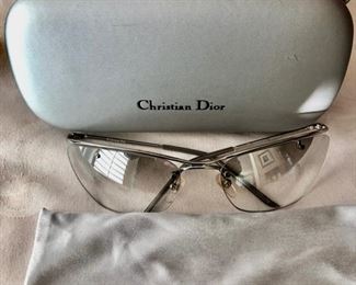 Christian Dior silver lense womens sunglasses