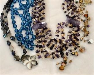Gemstone necklaces