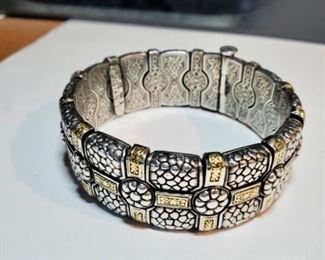 KONSTANTINO sterling/gold bracelet