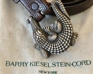 Kieselstein-Cord leather belt