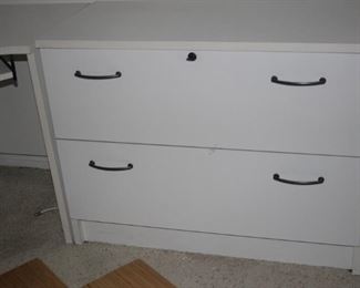 Lateral filing cabinet.