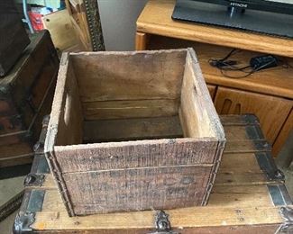 Trunk and Milk Crate