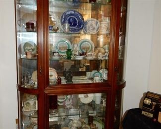 Awesome curio cabinet full of '04 Worlds Fair