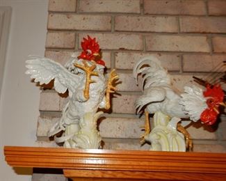 Awesome pair of Roosters