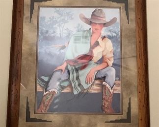 Cowgirl Print 35 x 42