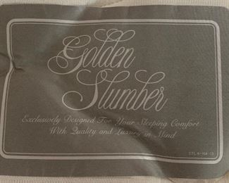 Golden Slumber King Mattress/BS