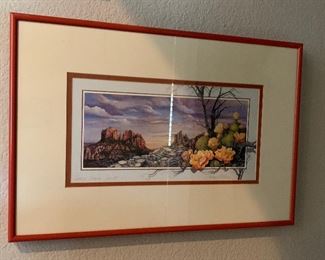 Art Sedona Arizona Sunset