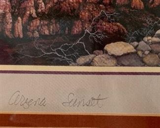 Art Sedona Arizona Sunset