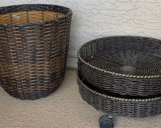 Rolling Flower Pot Bases, Basket