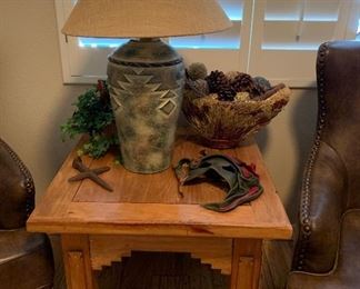 End Table (pair) , Table Lamp