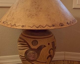 Large Table Lamps Bird Design pair