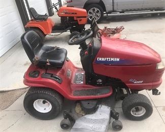 Craftsman DYT 4000 w/ bagger and snow plow