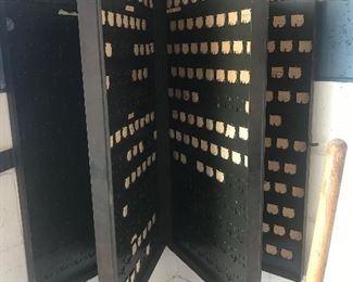 wall mount metal key cabinet