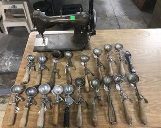 variety ice cream scoops