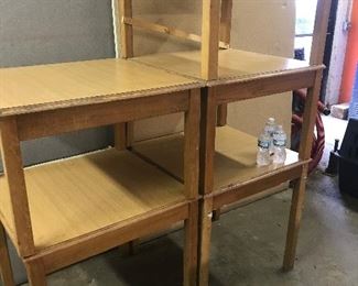 there are 6 tables that can be stacked or spread out