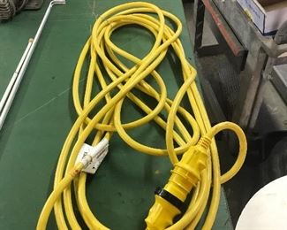 Heavy duty electric cord, we have numerous shorter extension cords too.