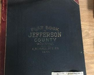 !!!! 1899 Jefferson county, Wisconsin plat book!!!!