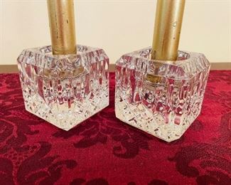 $50   
Waterford crystal cube candle or tealight