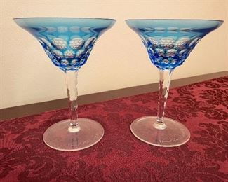 $90
Vincent Rellis Martini glass  •  set of 2  •  VERY RARE  •  7.25"high