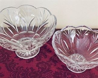 $46
Marquis crystal bowls  •  set of 2